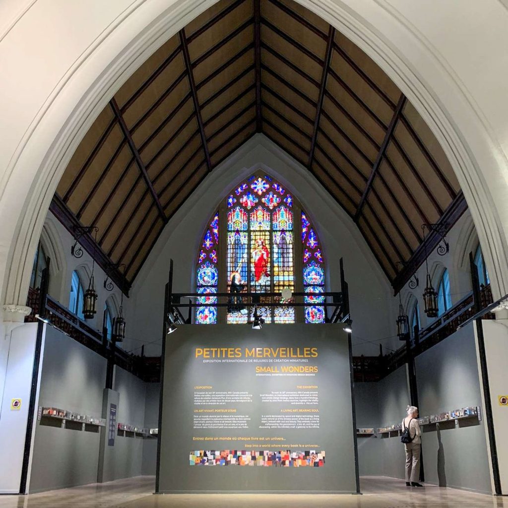 Nos reliures traversent l’Atlantique : Small Wonders à Montréal